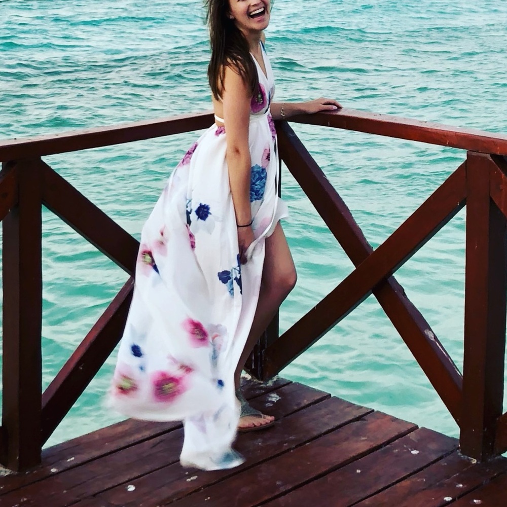 NWOT | Hello Molly Floral Halter Maxi